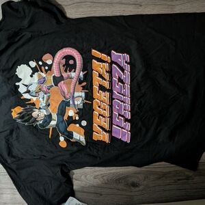 Dragon Ball Z Graphic Tee with Vegeta and Frieza Brand New With Tags Large